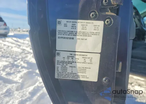 1999 Chevrolet Camaro z USA, uszkodzony, nr VIN 2G1FP22K1X2126188